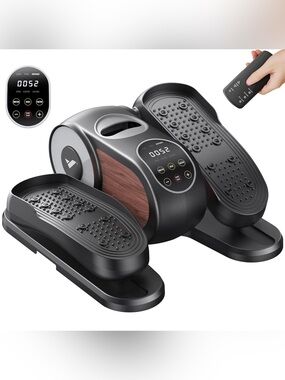 Viral Premium Black Under Desk Elliptical Stepper with Digital Display